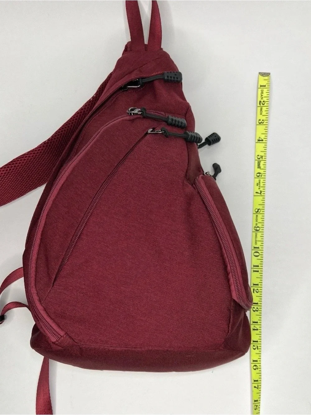 Jessie & James Sling Backpack Tactical Burgundy Bag Removable Holster EDC. CWW